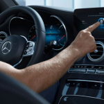 Mercedes Glc Coupe 2022 Model Multimedya Ekrani Direksiyon